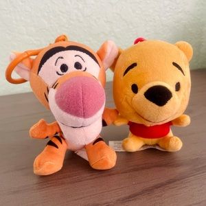 Disney Tigger and Winnie the Pooh Plush Bag Clips